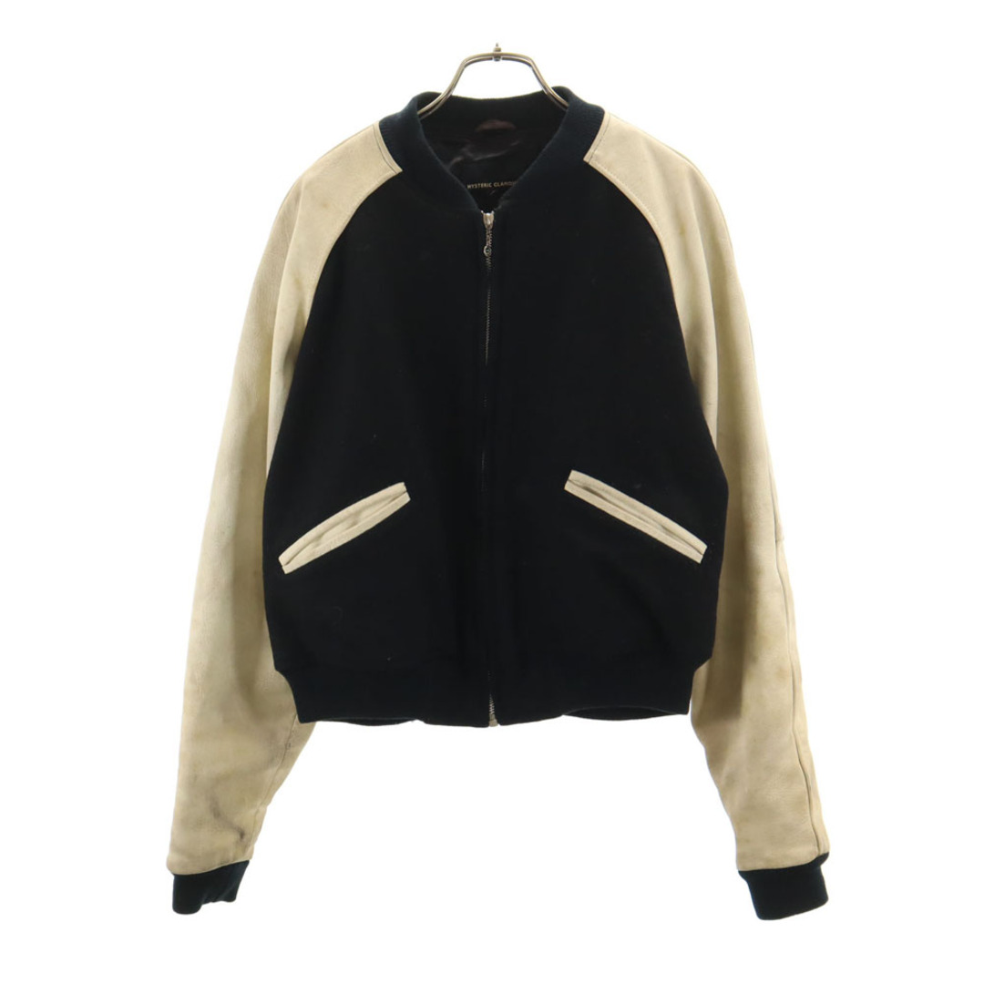 HYSTERIC GLAMOUR - ヒステリックグラマー 80s 袖レザー ウール