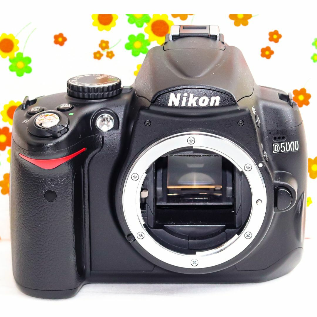 ニコン Nikon D5000❤スマホ転送OK❤動画撮影・自撮り可❤ダブルレンズ