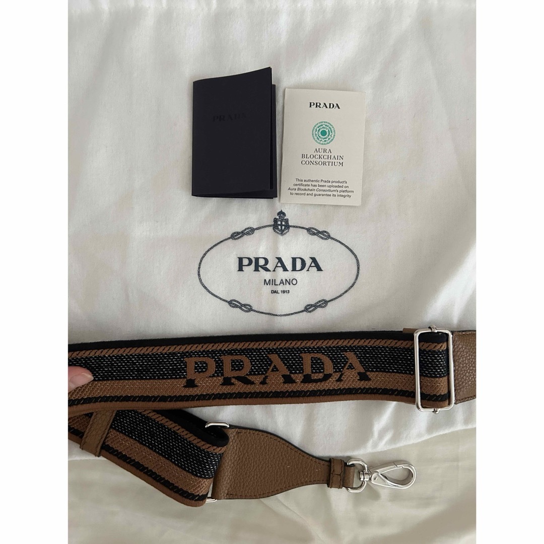 PRADA - PRADA ショルダーストラップ ブラウンの通販 by くぅ's shop