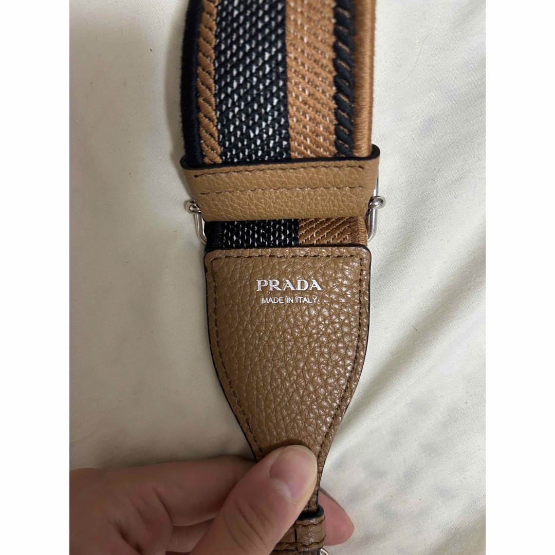 PRADA - PRADA ショルダーストラップ ブラウンの通販 by くぅ's shop