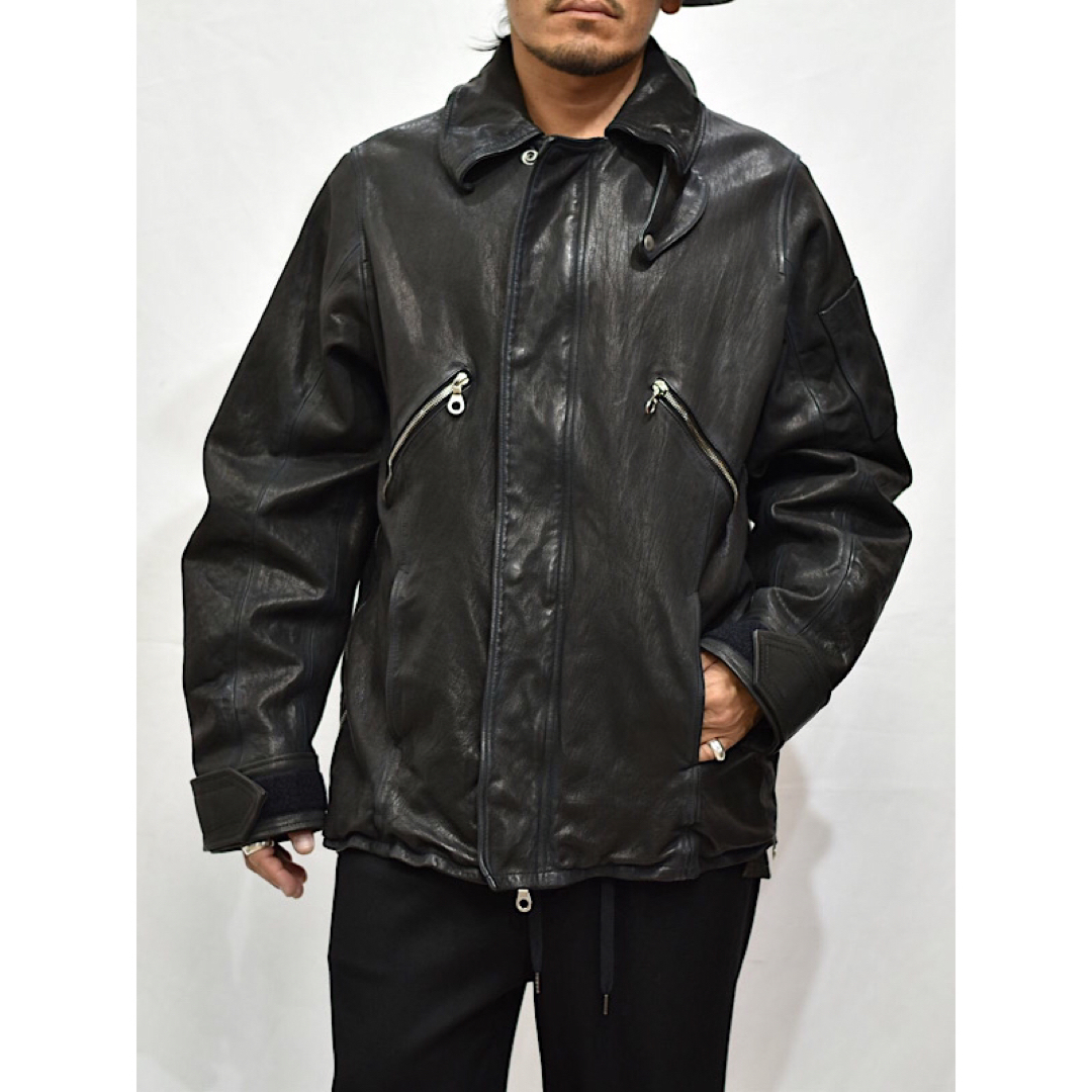 極美品バックラッシュ22AW定価25万ゴートタンニン製品染めミリタリー