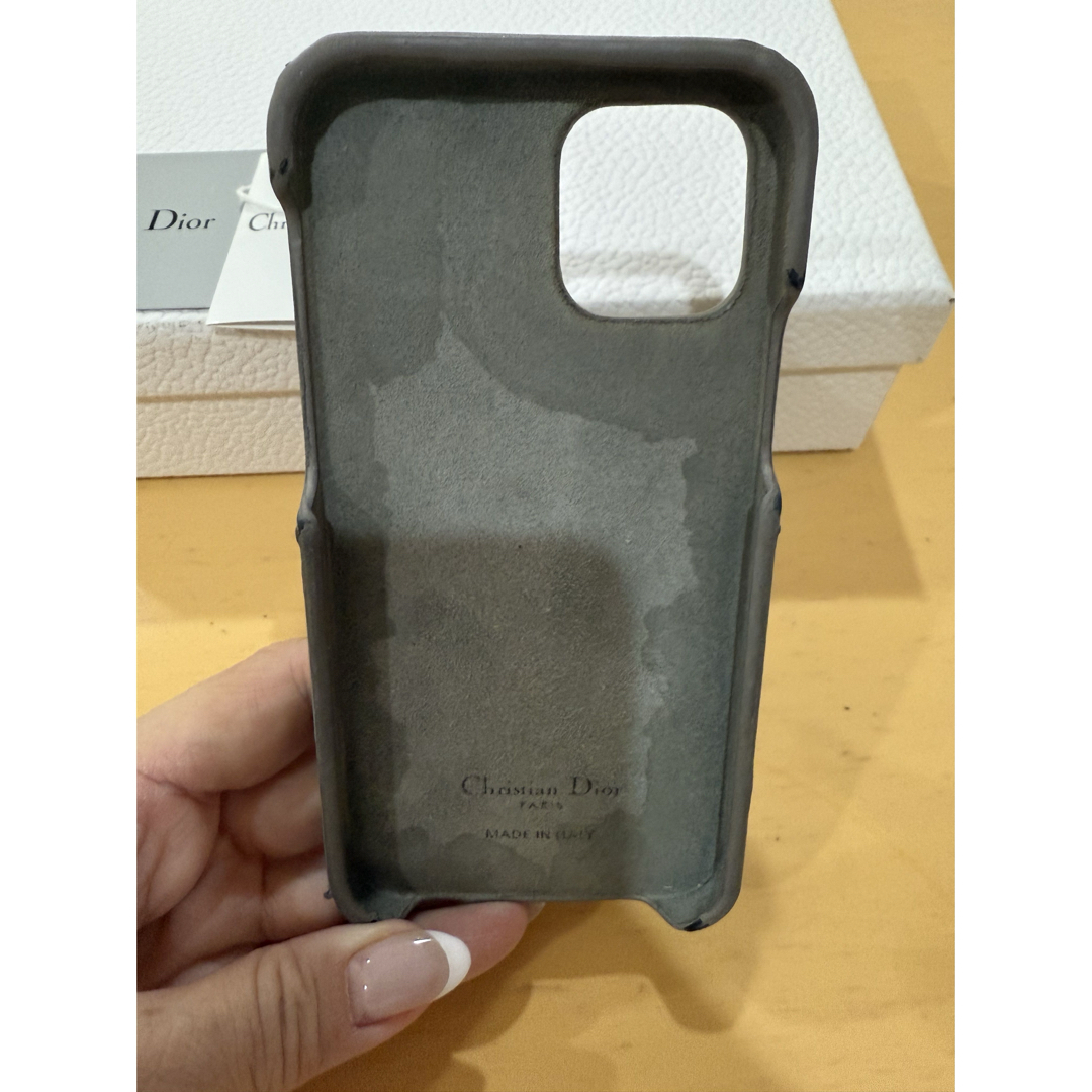 Christian Dior - Lady Dior iPhone 12ケースカナージュ ラムスキンの