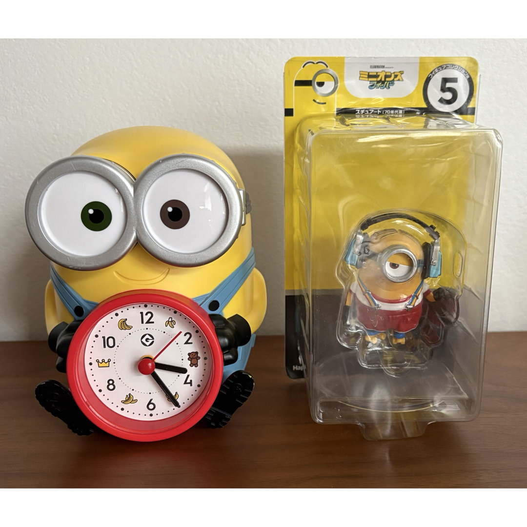 ミニオン - ミニオン 目覚まし時計 + フィギュアの通販 by a's shop
