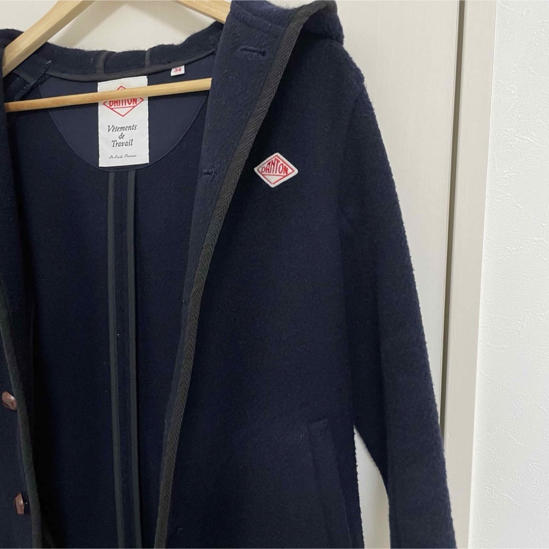 DANTON - ダントン ウールモッサ フード付シングルジャケットの通販 by