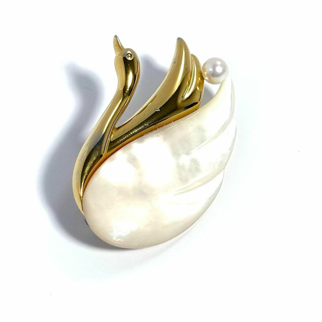 TASAKI - 【白鳥】タサキ レディース ピン ブローチ スワン パール