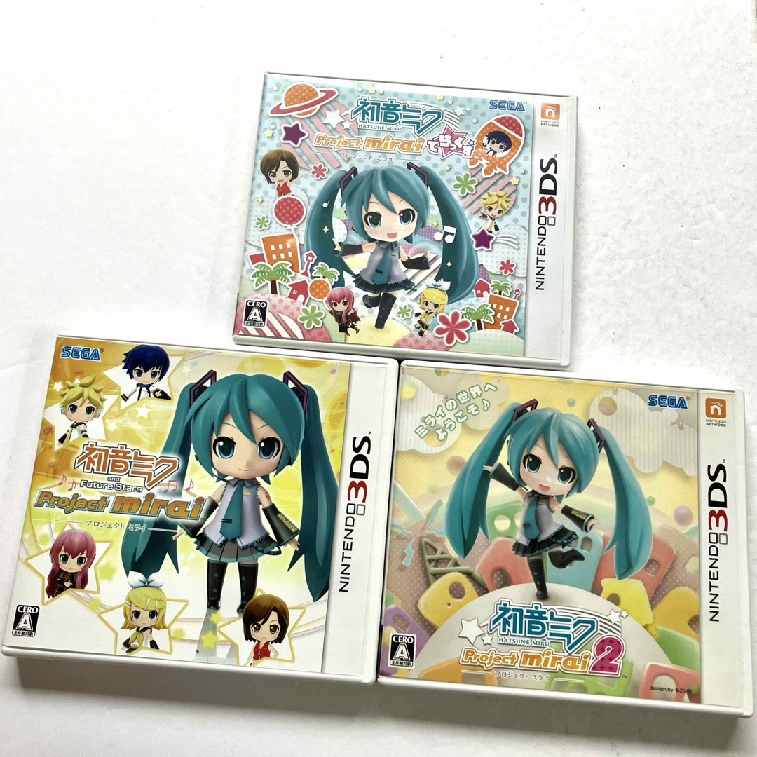 ニンテンドー3DS - 【特典カード付き】初音ミク Project mirai 1 2