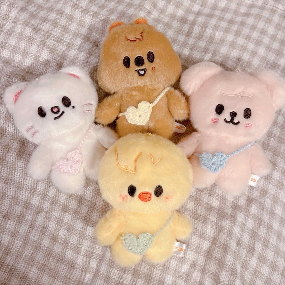 stray kids skzoo 10㎝ぬいぐるみ用ハートポシェットの通販 by ちるる