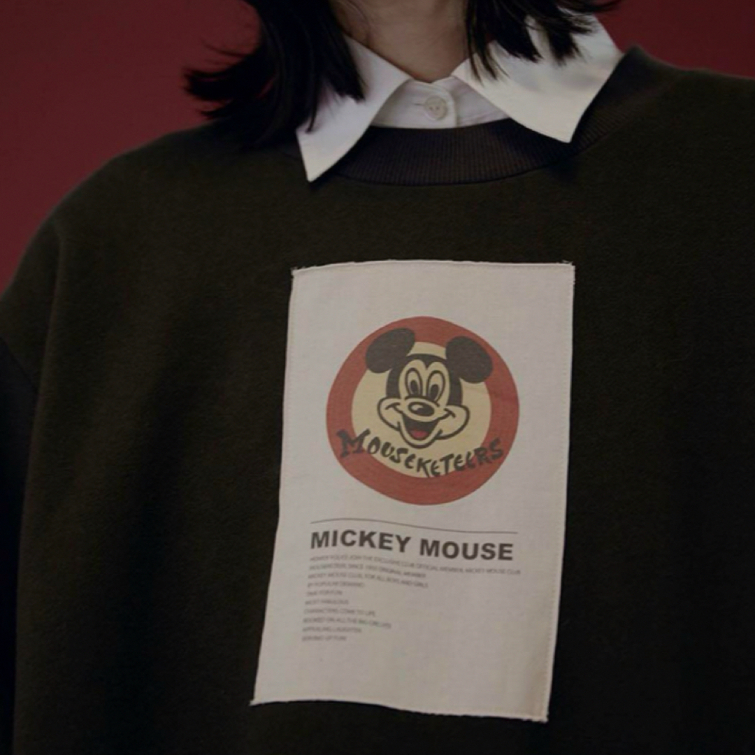 Ameri VINTAGE - アメリヴィンテージ Disney MICKEY TAG SWEAT TOPの