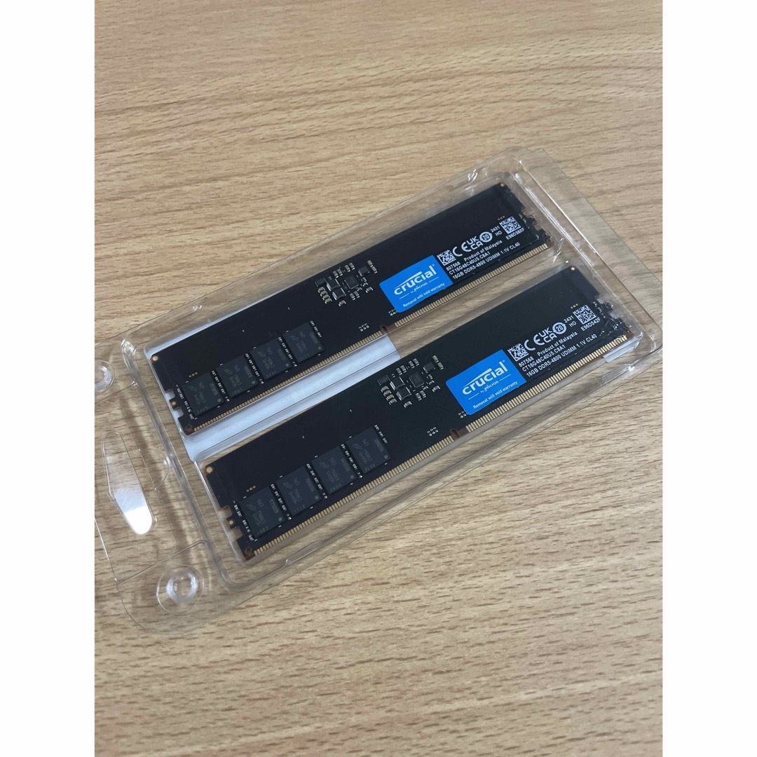 crucial - crucial DDR5-4800メモリ 32GB (16GB×2)の通販 by めそ's