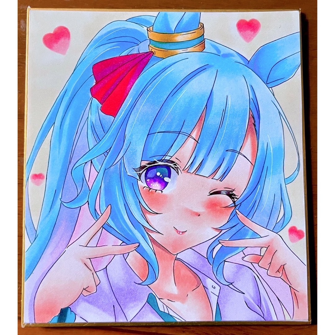 ウマ娘 メジロアルダン 手描きイラスト ファンアートの通販 by るか