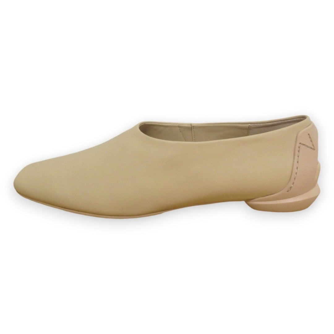 未使用 24SS SHISEI シーセイ レザー スクエアトゥ フラットシューズ