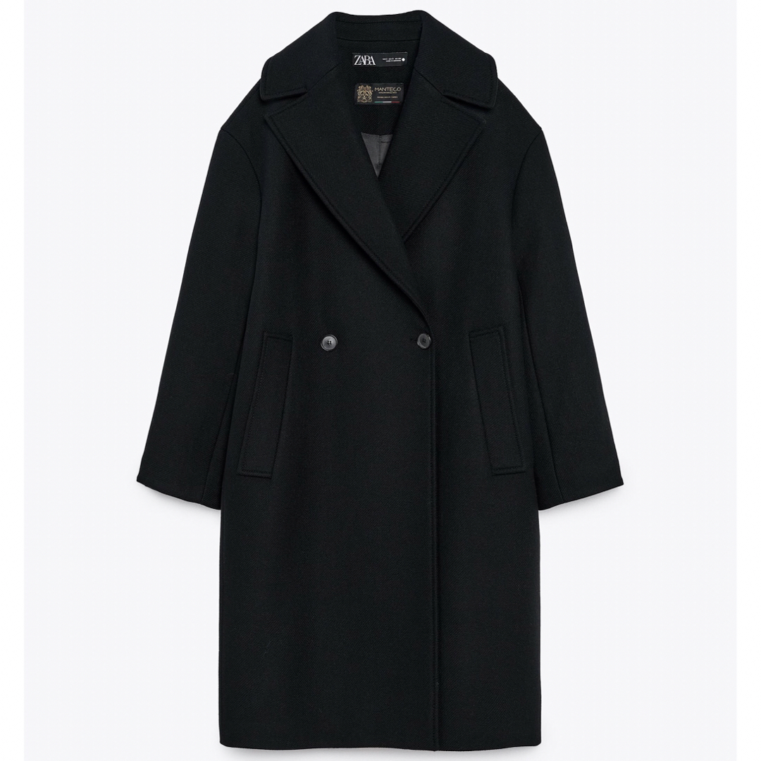 ZARA - 新品 ZARA オーバーサイズ ウールブレンドコート Mサイズの通販