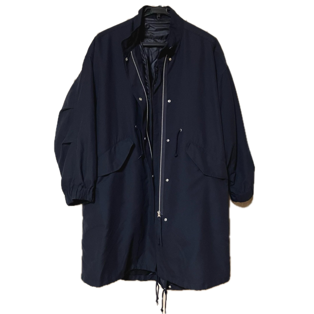 andme アンドミー M-65ライナー付き3WAYモッズコート ダークネイビーの