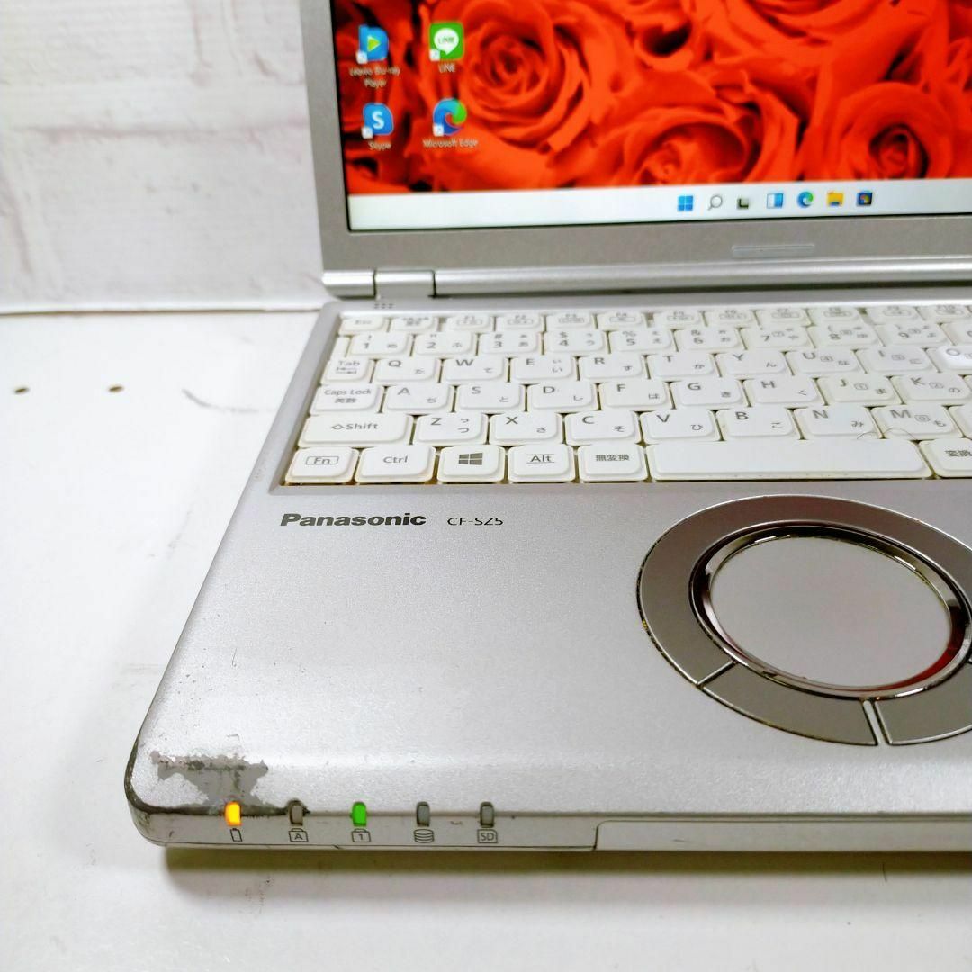 Panasonic - SSDメモリ8gbCore i5レッツノートパソコンWindows11カメラ