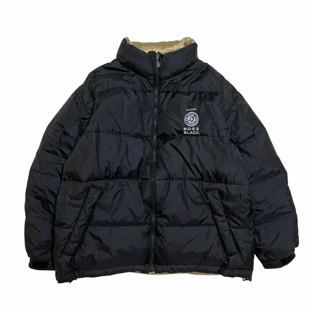 BOSS - 非売品 ボス ダウンジャケット リバーシブル 黒×ゴールド