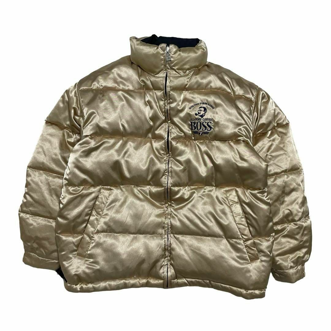 BOSS - 非売品 ボス ダウンジャケット リバーシブル 黒×ゴールド