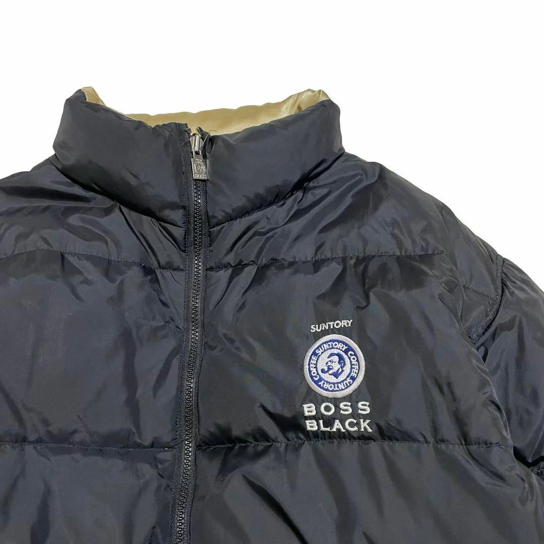 BOSS - 非売品 ボス ダウンジャケット リバーシブル 黒×ゴールド