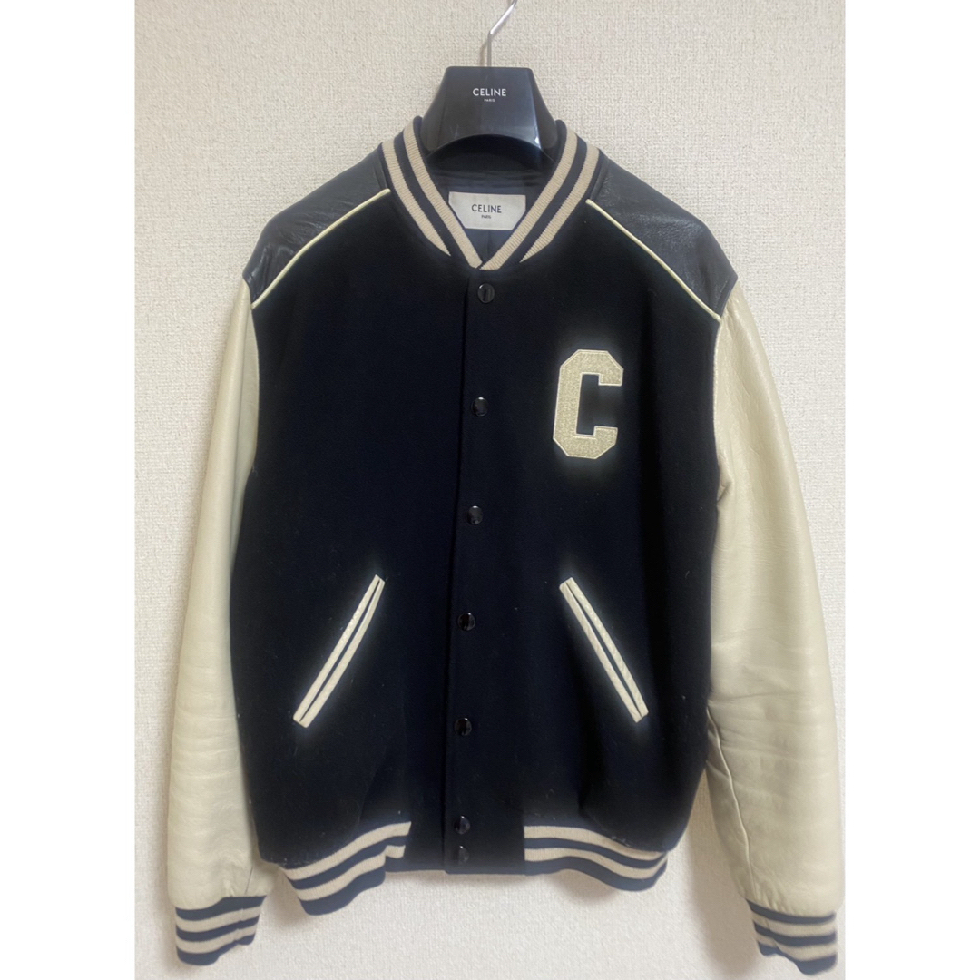 CELINE - celine クラシック テディジャケット テクスチャード加工