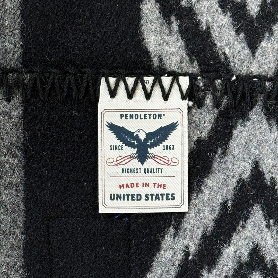 PENDLETON - 極上 USA製 PENDLETON ウール ブランケット ネイティブ柄