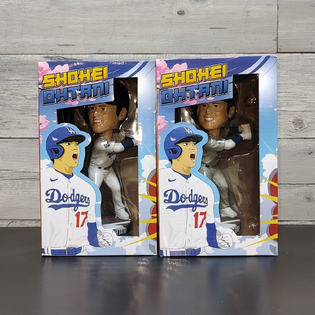 MLBボブルヘッド、大谷翔平、ドジャース1stSGA、2体セット