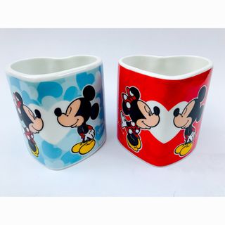 ディズニーミッキーミニーぬいぐるみアートグラスマグカップまとめ売り