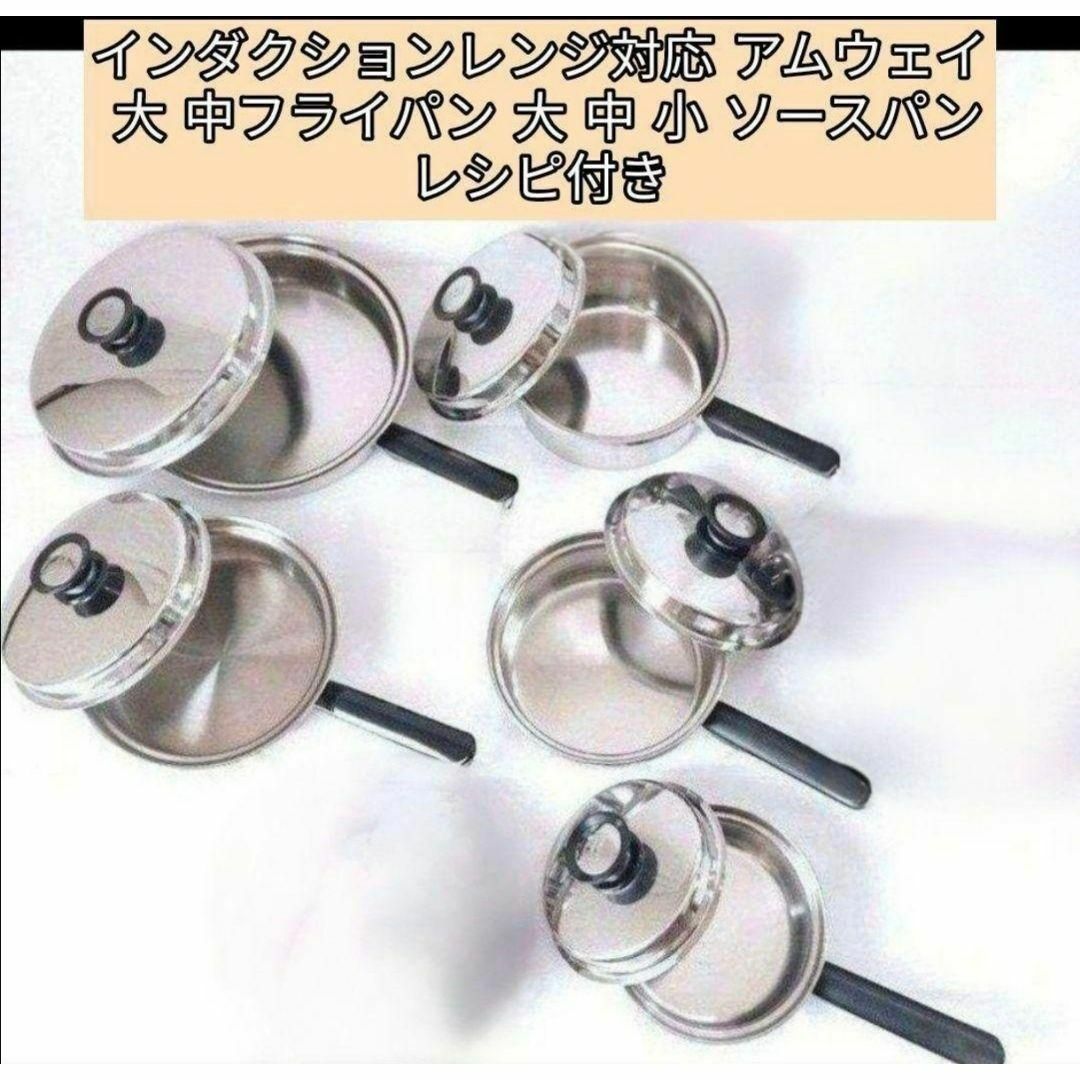 希少 アムウェイ 大フライパン 中フライパン インダクションレンジ 対応 @