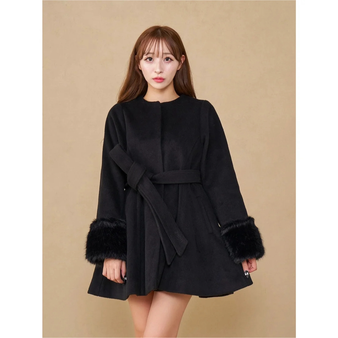 Darich - 新品タグ付き ダーリッチ ウエストベルトメルトンコート FL