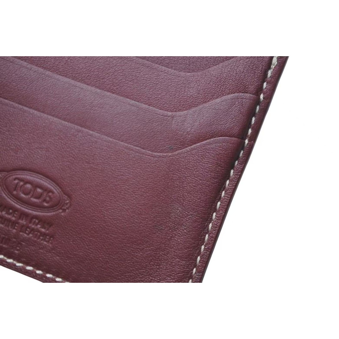 TOD'S - TOD`S トッズ カードケース パスケース 名刺入れ レザー 革