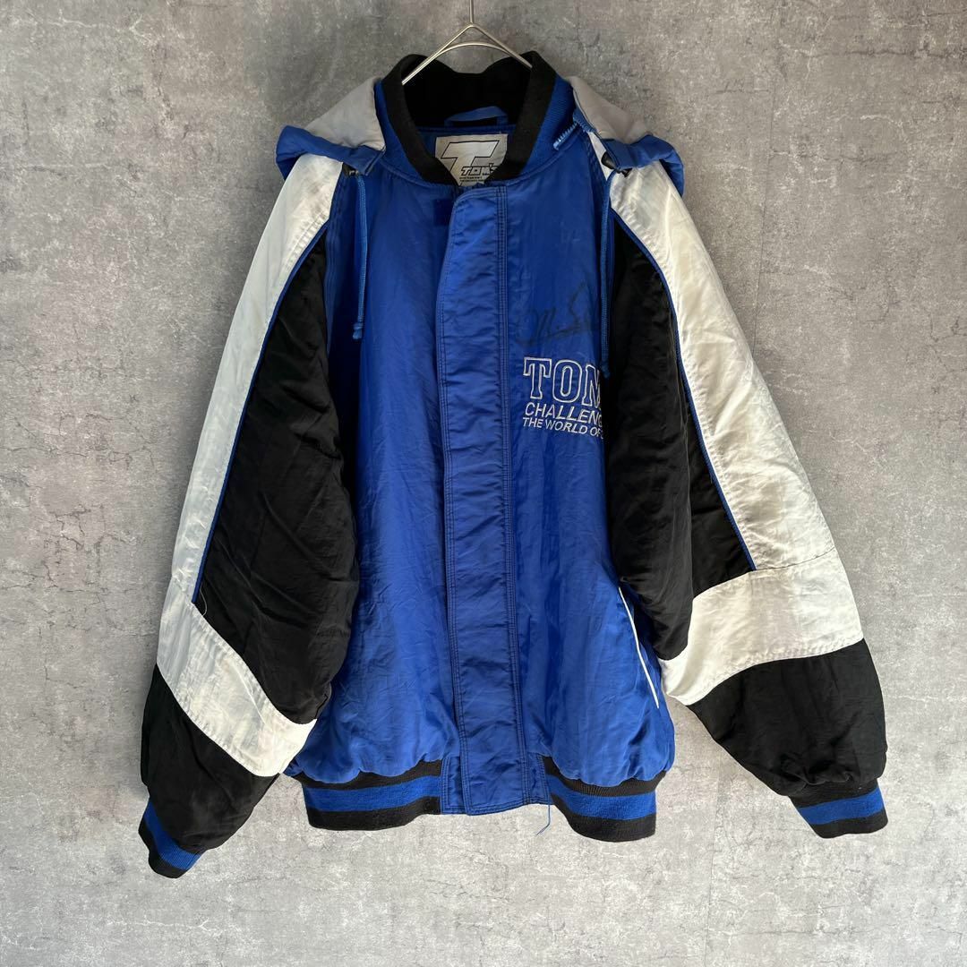 TOMS - TOM'S TOYOTA ナイロンジャケット XL相当 刺繍 レーシングabの