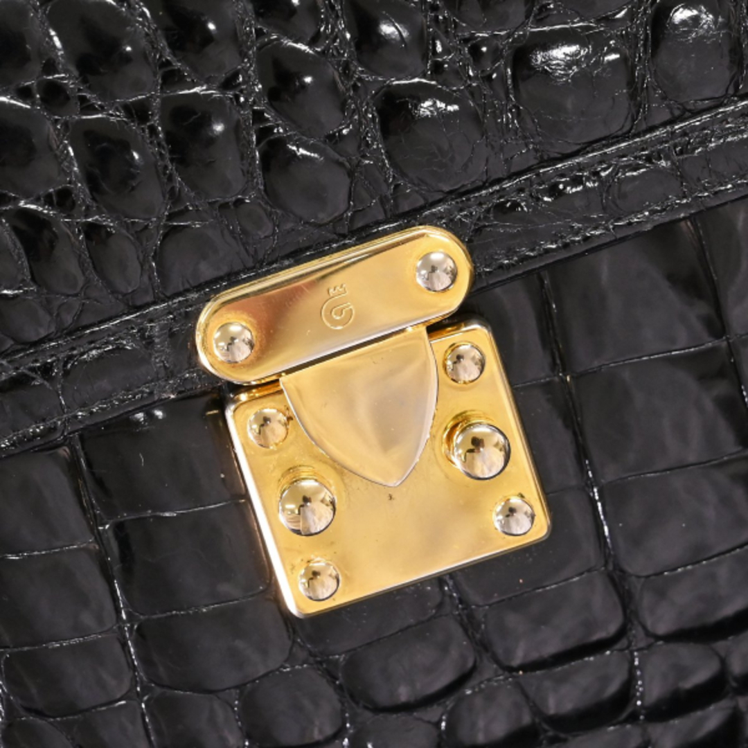 COMTESSE - 本物 超美品 コンテス 最高級クロコダイル セリューロック