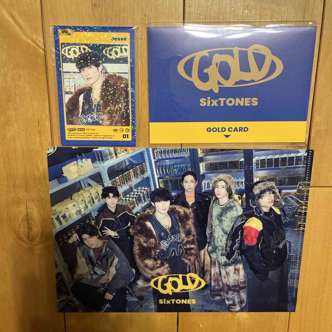 SixTONES - SixTONES アルバム【GOLD】初回特典 3点の通販 by グリーン