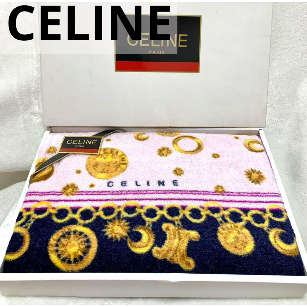 CELINE - 未使用保管品 CELINE セリーヌ バスタオル マガダム スカーフ