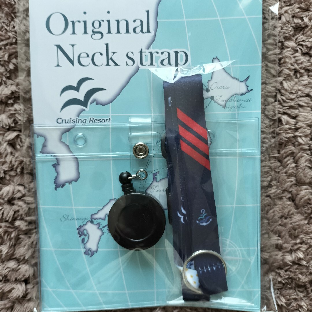 新日本海フェリー オリジナル メモ帳 ネックストラップの通販 by とら