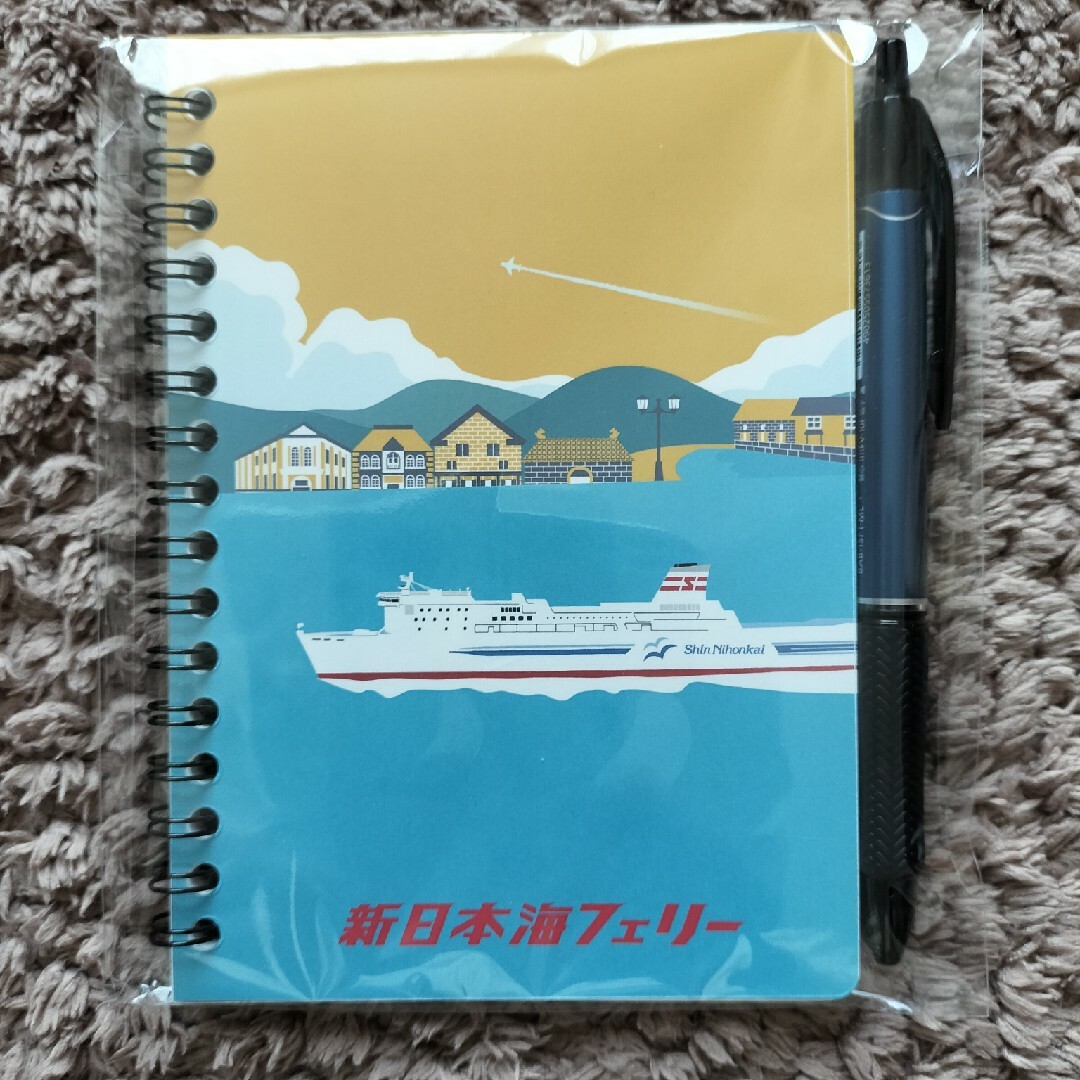 新日本海フェリー オリジナル メモ帳 ネックストラップの通販 by とら