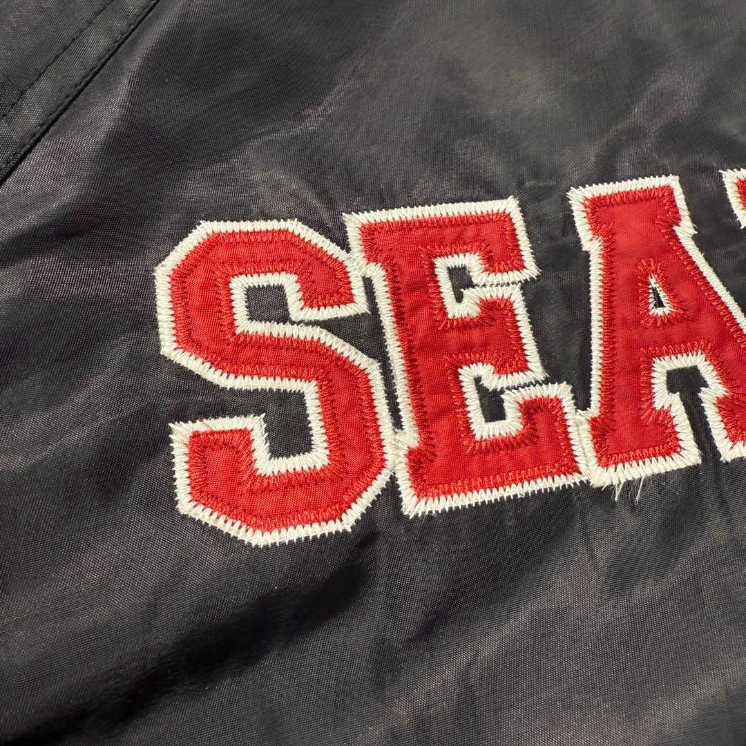 Sean John - 【SEAN JOHN】ショーンジョン ブラックナイロンスタジャン