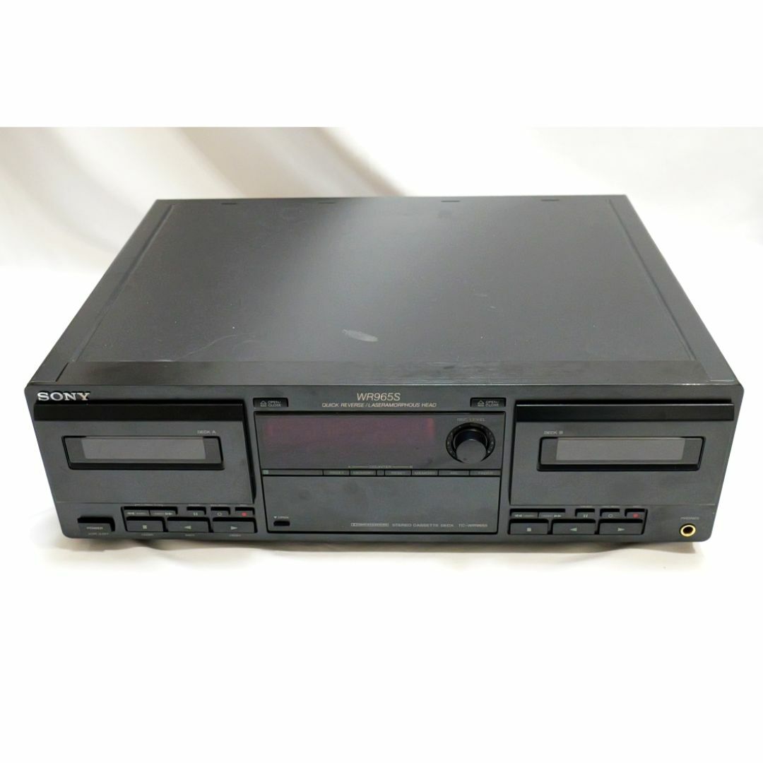 ジャンク SONY TC-WR905S 4カセット 2チャンネル ダブルカセットデッキ