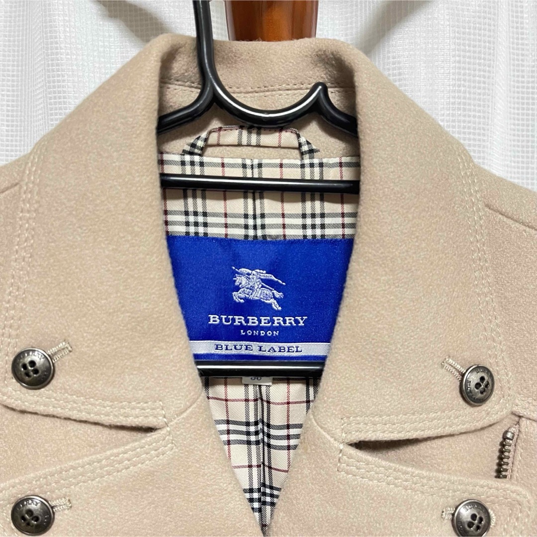 BURBERRY BLUE LABEL - バーバリー コート サイズ38 ベージュの通販 by