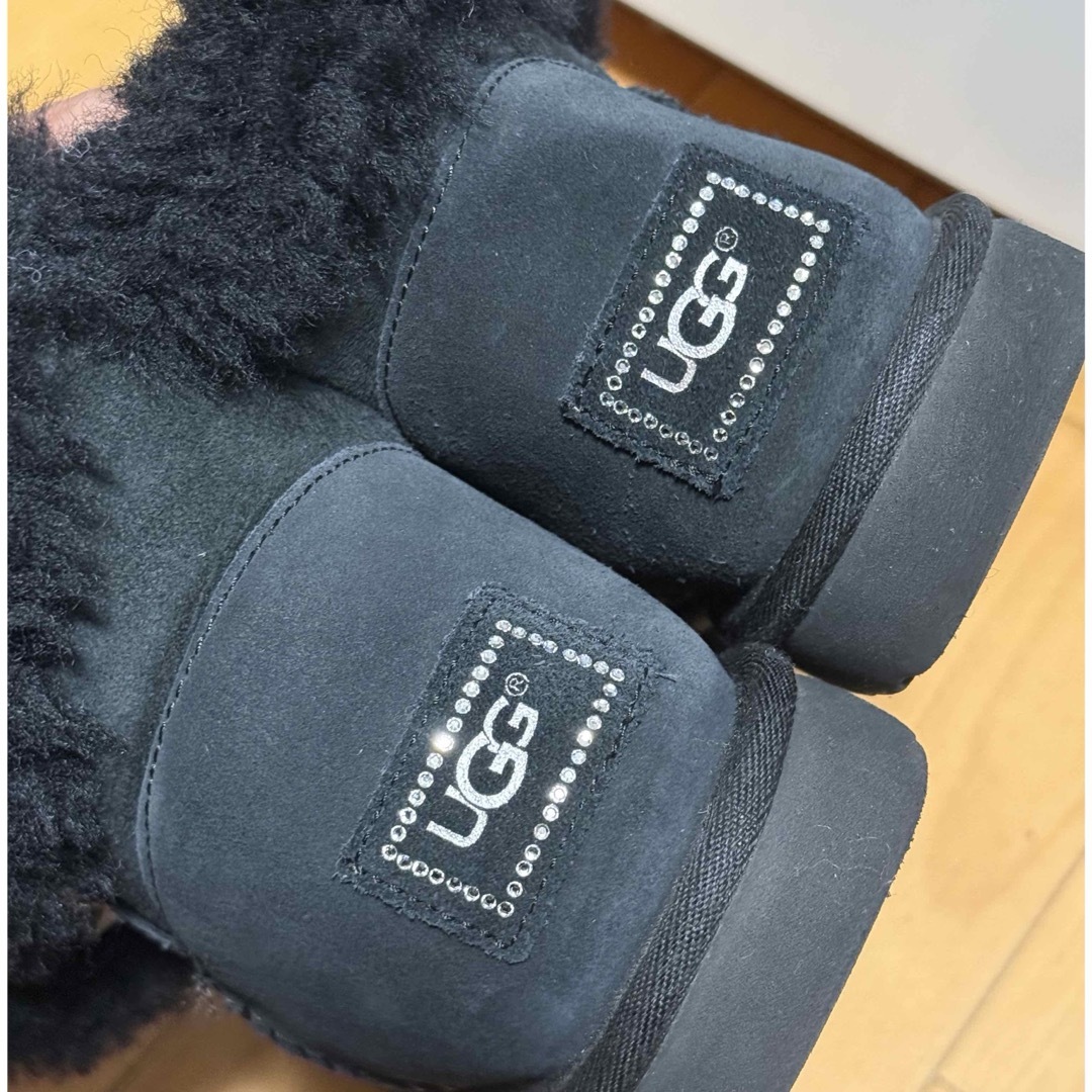 UGG - UGG 黒 ムートンブーツ ショート 24.0の通販 by ☾mk♡SHOP