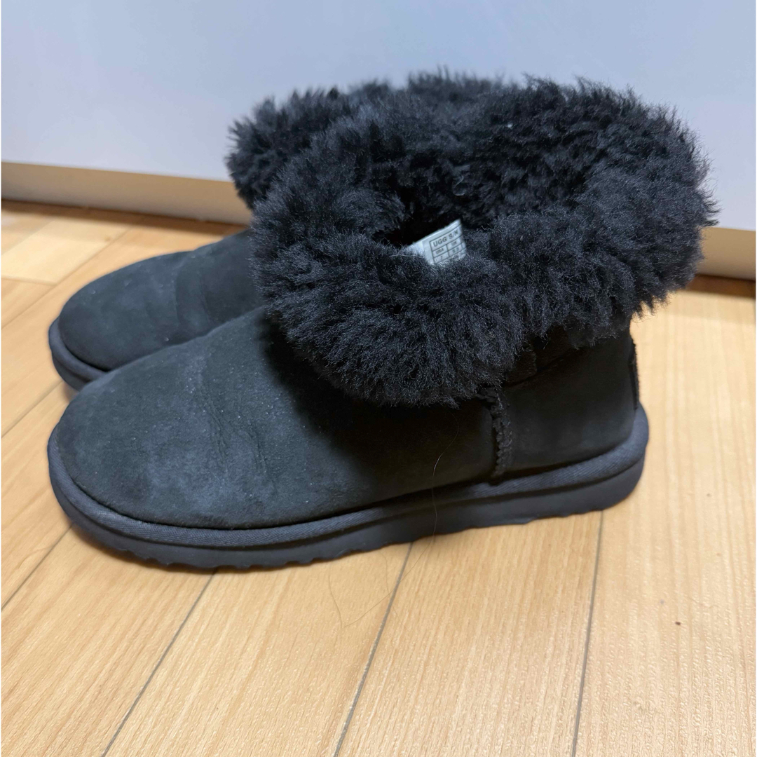 UGG - UGG 黒 ムートンブーツ ショート 24.0の通販 by ☾mk♡SHOP