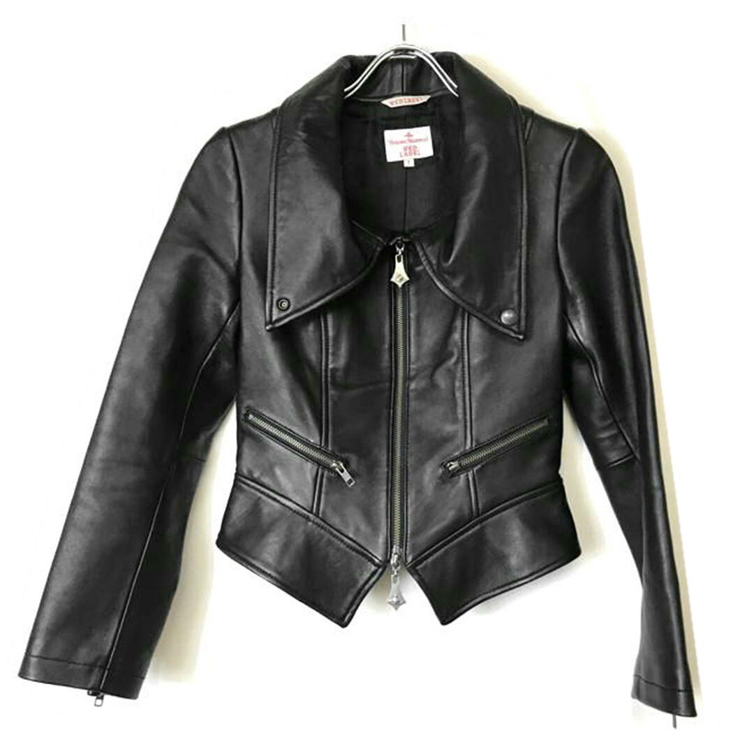 希少 ヴィンテージ ヴィヴィアンウエストウッド レザージャケット ラム