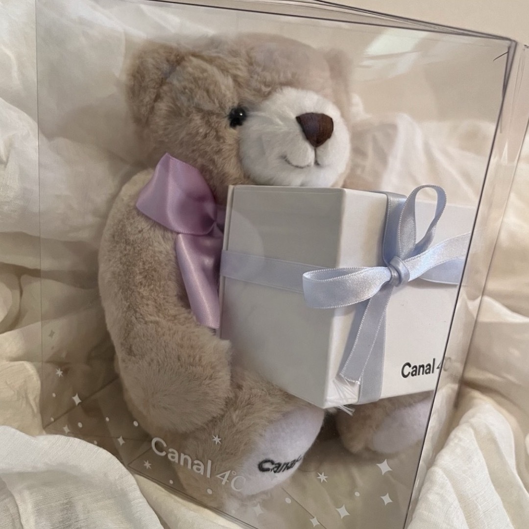 canal4℃ - 4℃ ネックレス Canal クマ オルゴール ぬいぐるみ 箱付きの