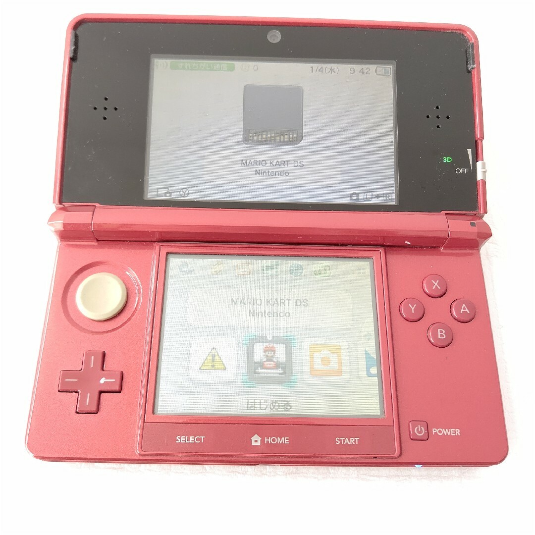 ニンテンドー3DS - Nintendo ニンテンドー3DS メタリックレッド 美品