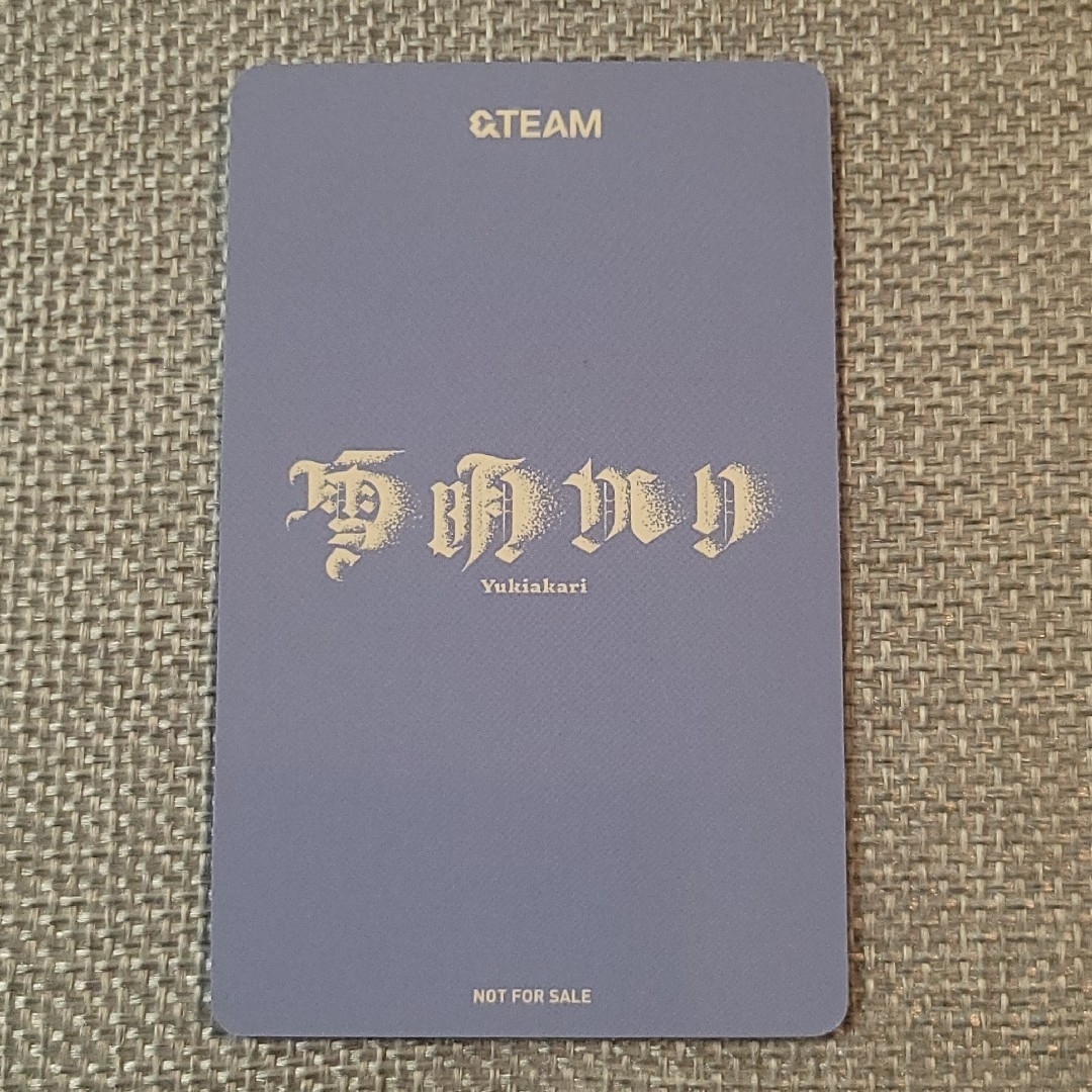 &TEAM ニコラス トレカ ラキドロ 手書きデコプリント wevers