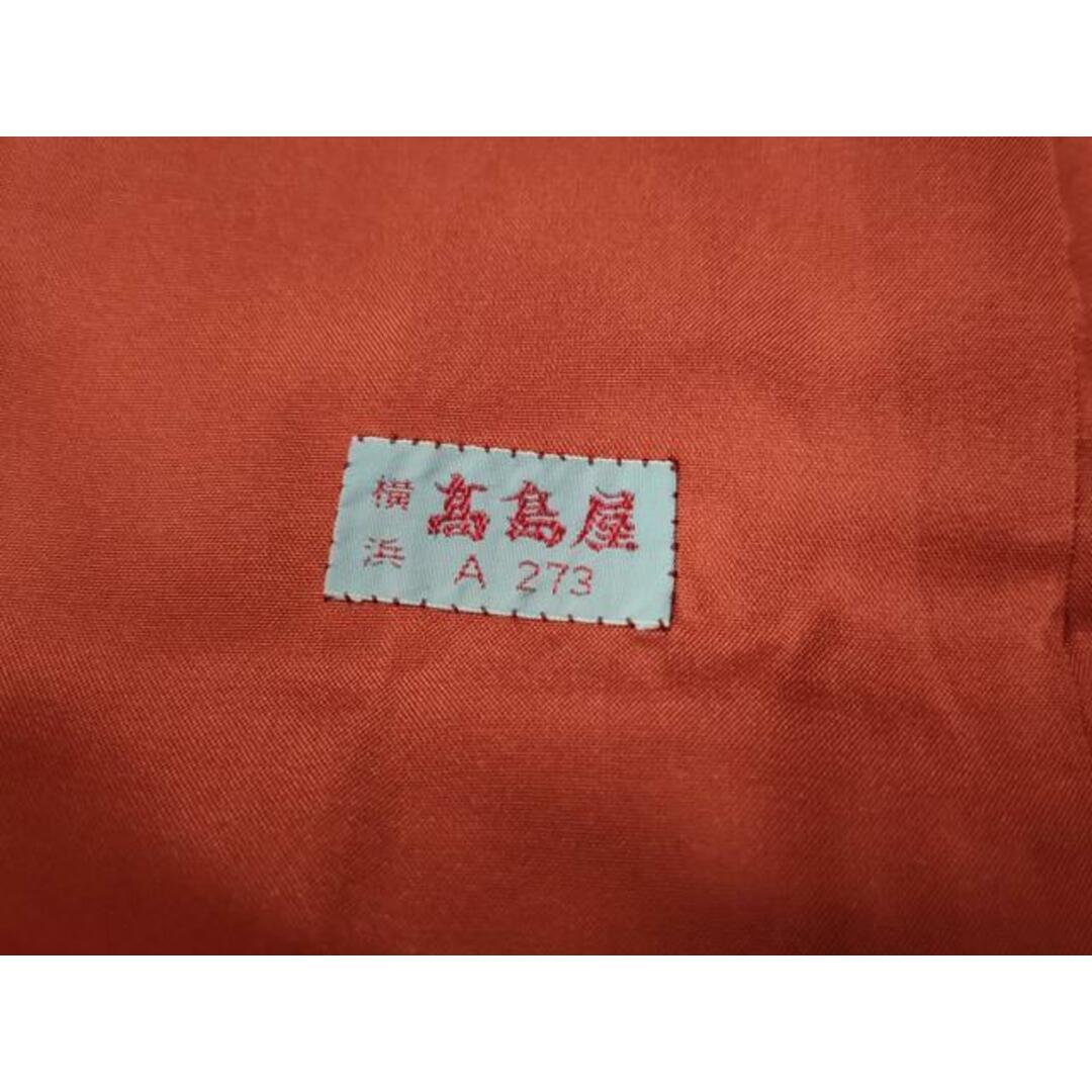 平和屋着物○本場大島紬 7マルキ 幾何学文様 高島屋扱い 正絹 逸品 未