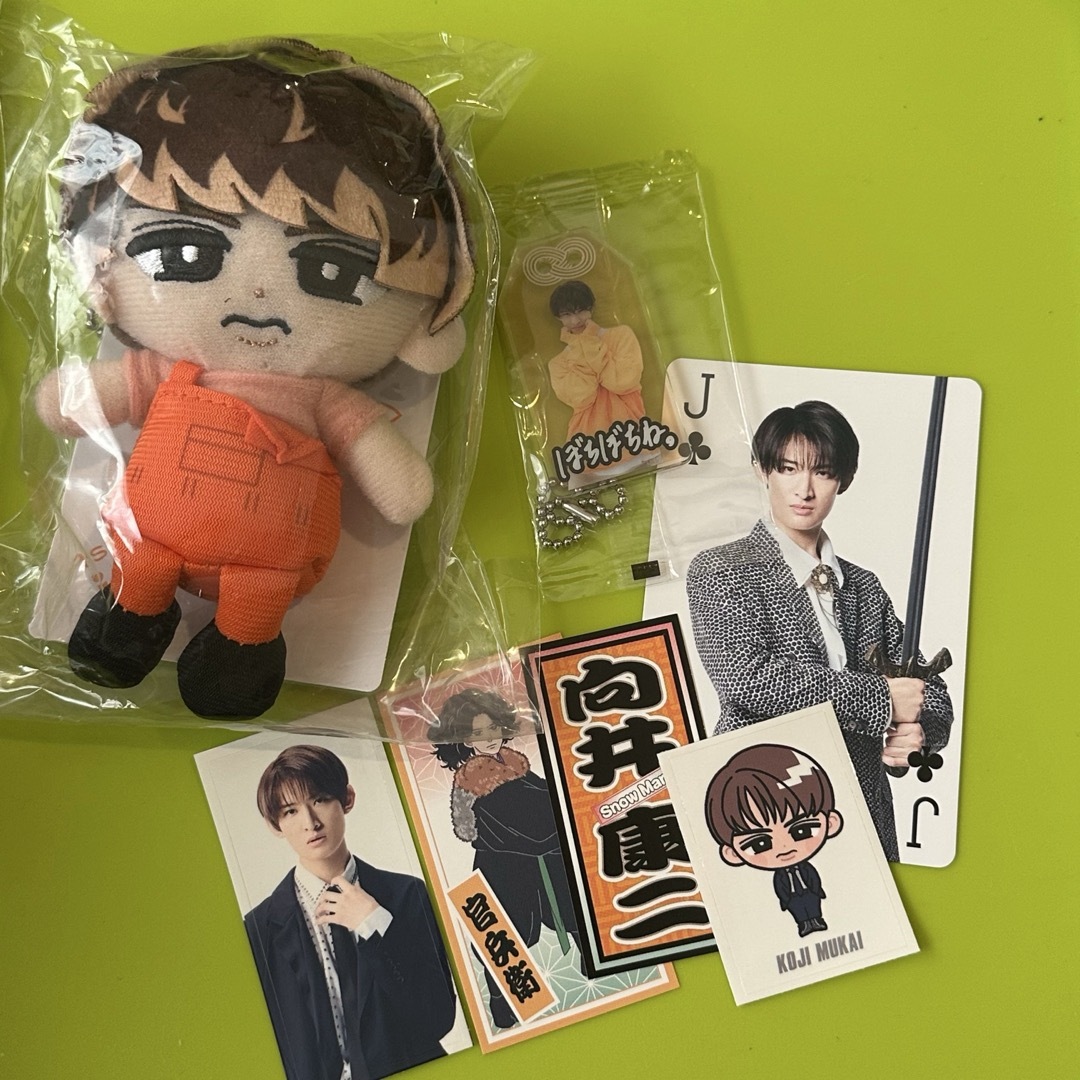 Man 向井康二 すのチル ぬいぐるみ BIG アクリルスタンド セット 向井