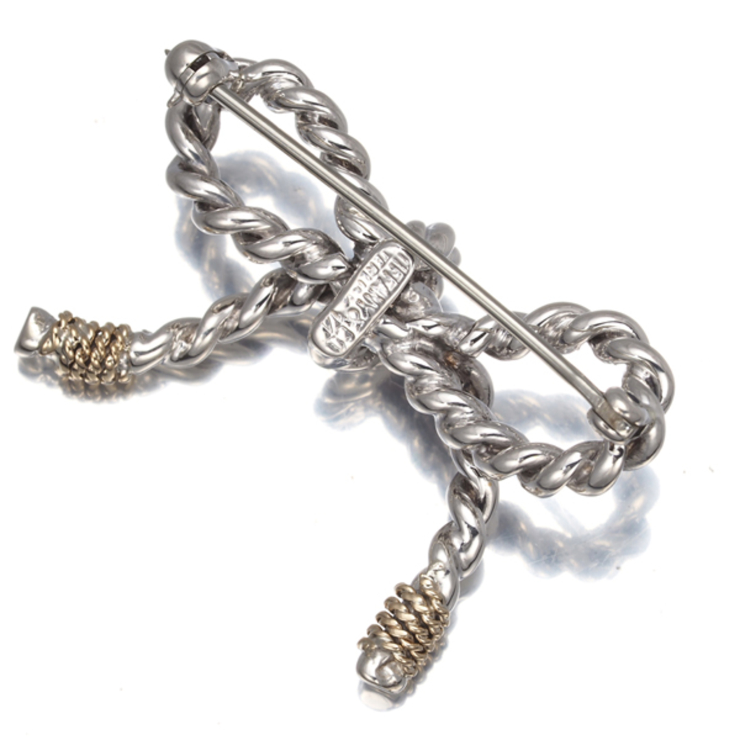 Tiffany & Co. - ティファニー ブローチ ツイスト リボン シルバー 925