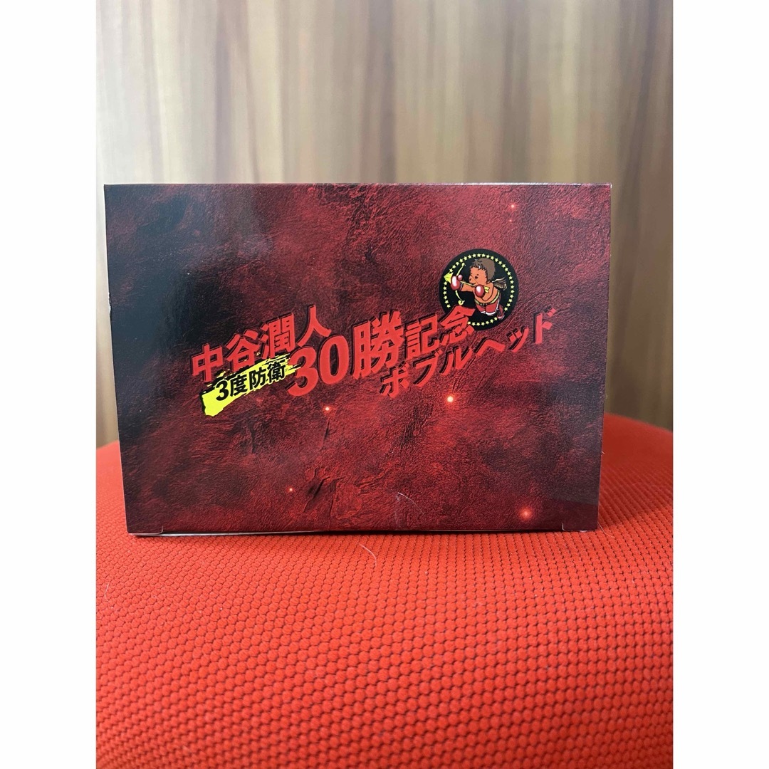 数量限定】30勝＆3度防衛達成記念グッズ 「中谷潤人ボブルヘッド」井上