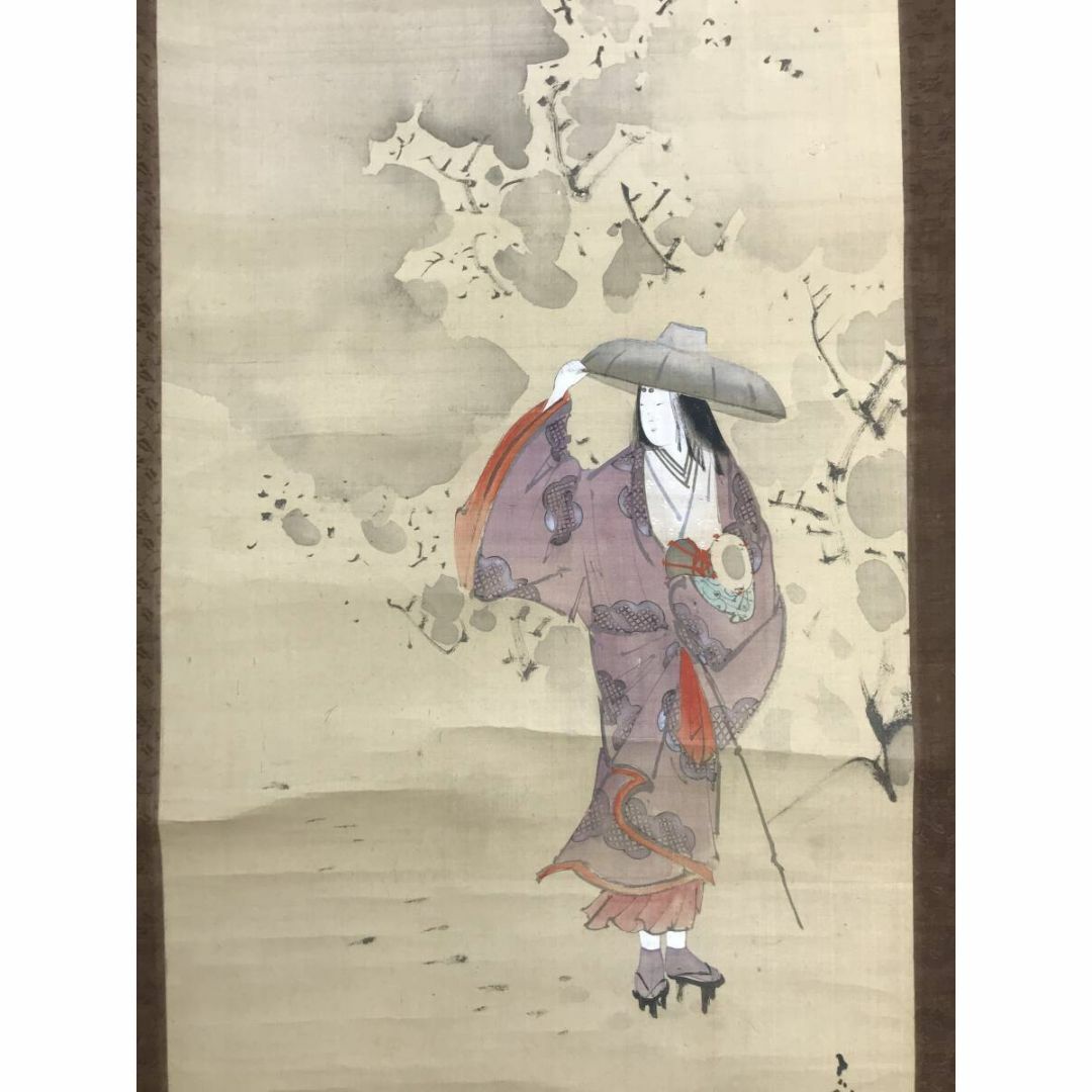 模写/菊池容斎/人物図/美人画/三幅対/掛軸☆宝船☆AJ-318の通販 by