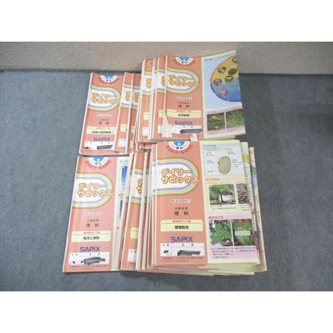 SAPIX 小6 デイリーサピックス(630ｰ01〜39) 理科 通年セット 【計39
