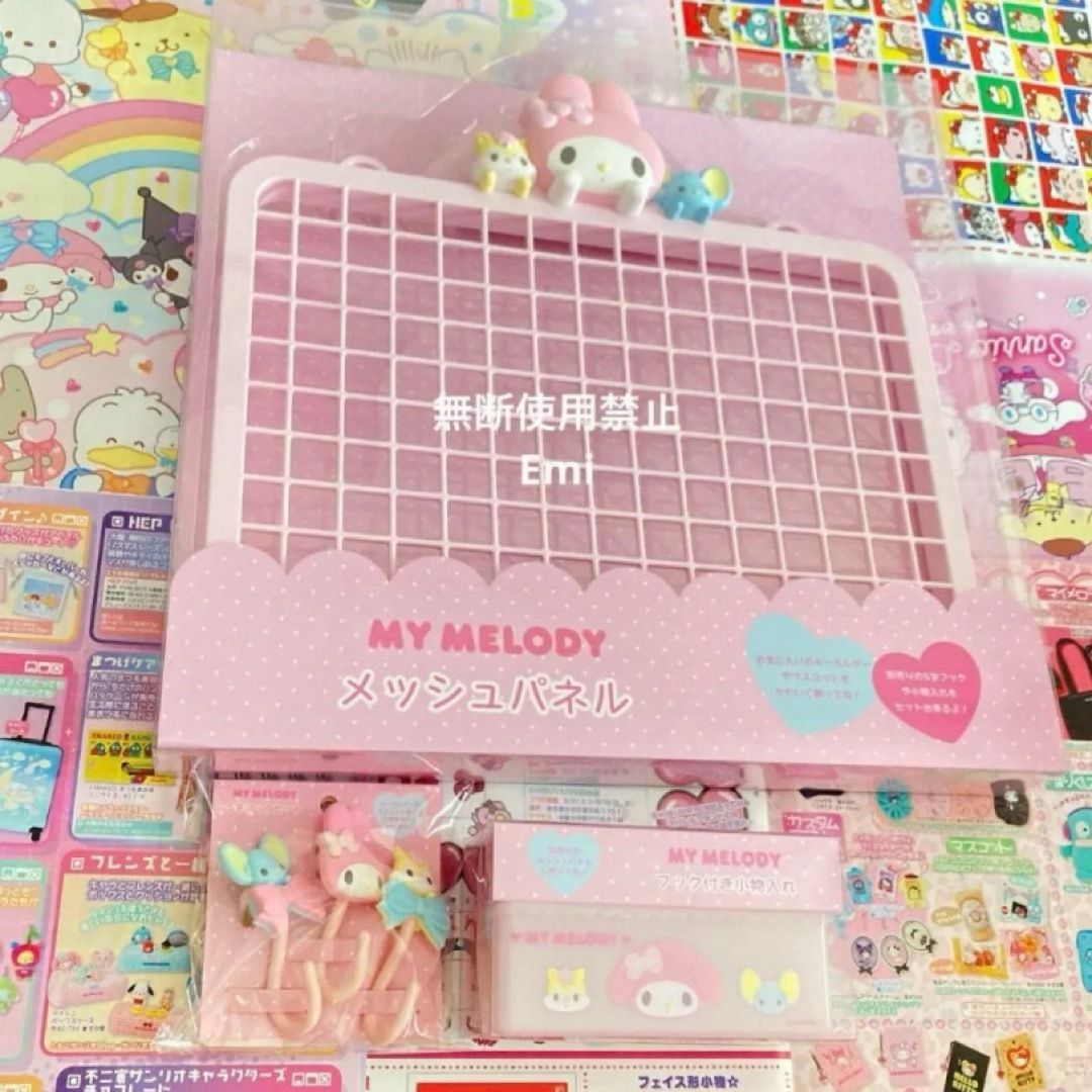 サンリオ - 新品 サンリオ マイメロ メッシュパネル フック付き小物